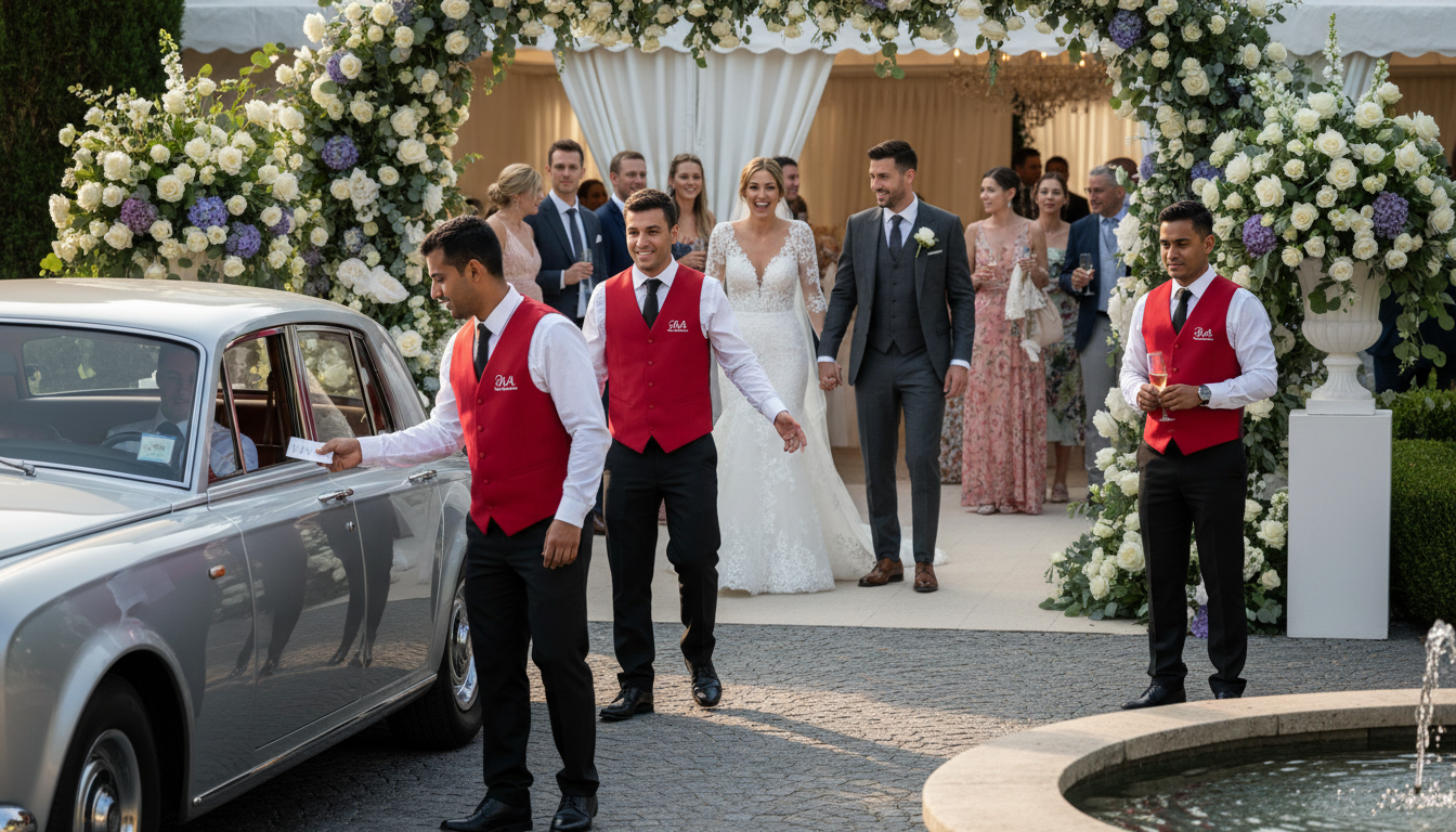 Wedding valet service