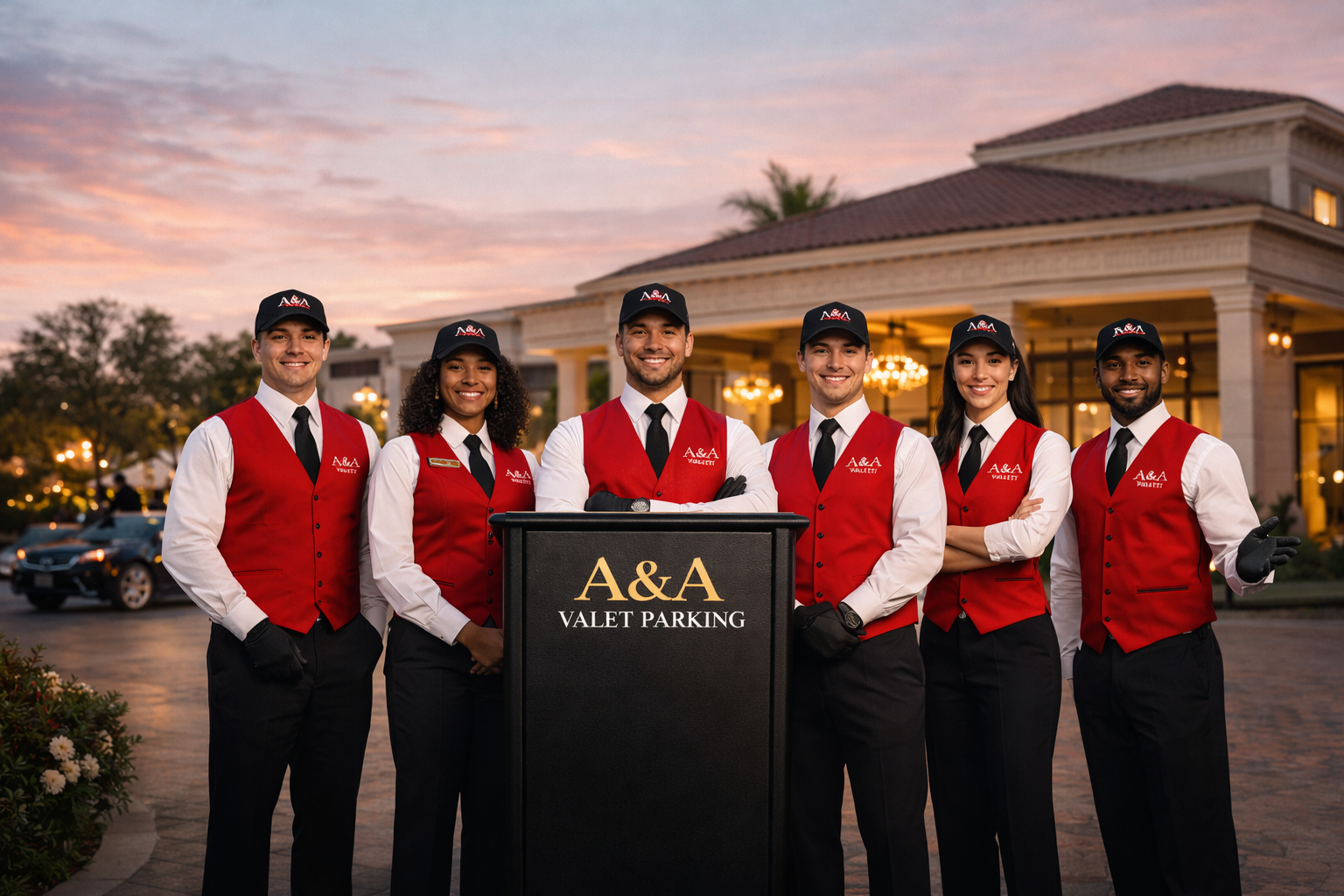 Corporate event valet parking service Los Angeles